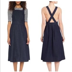 Free People Denim Apron Dress